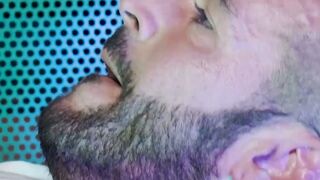 Tattooed Titan Gustavo Cruz Devours Hairy Hole of Hottest Client Denis Vega  Watch Now!