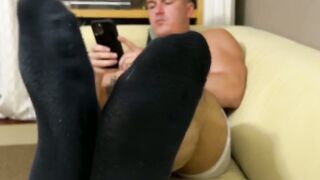 FEET FETISH FRENZY Drew Harpers Barely Tolerable Toes Will Leave You Breathless!
