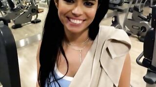 Brazilian Booty Bombshell Takes Gym Class to New Heights... of Raunchy Sex!assistant