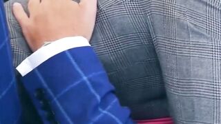 DOORBUSTING BAREBACKING ACTION FROM THE OFFICE! Pol Prince and Apolo Adri Swap Business Cards for Raw Raunch!