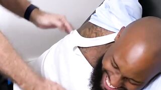  DALLAS GETS Ttakenn AND Teased BY A hARy gUY  Will He CrY or Submit