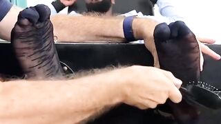  DALLAS GETS Ttakenn AND Teased BY A hARy gUY  Will He CrY or Submit