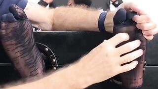  DALLAS GETS Ttakenn AND Teased BY A hARy gUY  Will He CrY or Submit