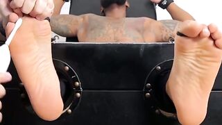  DALLAS GETS Ttakenn AND Teased BY A hARy gUY  Will He CrY or Submit