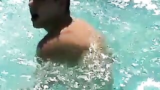 SWEATY SUMMER SHOWDOWN 2 GUYS, 1 POOL, AND A HANDJOB THATLL LEAVE YOU BREATHLESS!