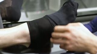 UNBELIEVABLE FOOT FETISH ENCOUNTER Skyy Knoxs PAINFUL OBSESSION with His POWERFUL BOSS!