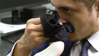 UNBELIEVABLE FOOT FETISH ENCOUNTER Skyy Knoxs PAINFUL OBSESSION with His POWERFUL BOSS!