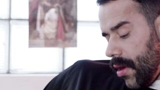 BLESS ME, FATHER! Twink Gets Spanked, Gagged, and Pounded by Nights of Priests Cock