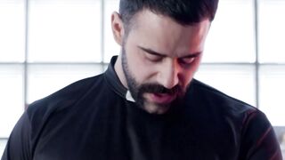 BLESS ME, FATHER! Twink Gets Spanked, Gagged, and Pounded by Nights of Priests Cock
