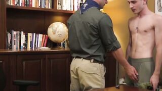 TEEN WORK HORROR! Olivers First Day on the Job Ends with a Brutal Gangbang in the Company Lobby