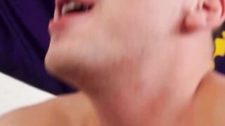 BRUTAL INVASION Insatiable Hairy Beast Devours Insubordinate Army Jock Justin Lewis!