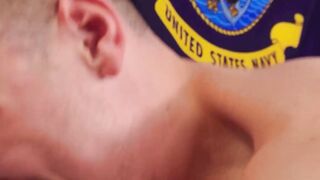 BRUTAL INVASION Insatiable Hairy Beast Devours Insubordinate Army Jock Justin Lewis!