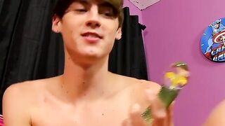 INSANE Twink Elijah White BLASTS Monster Cock OnCamera! You Wont Believe What Happens Next!