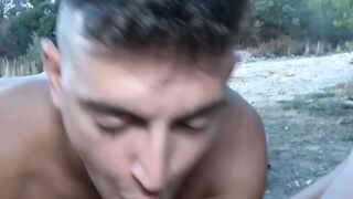 Roman PerezXXXXXX Gets  Destroyed by Nico Vegas in a Wild Outdoor XXXXXX Adventure!!!