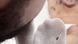 UNBELIEVABLE FOOT JOBS LEAVE AJ STUCK IN OHIO  Sweat Drenched Shoulders, Panting Breathlessly