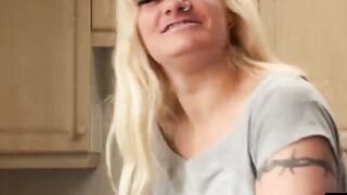 Blonde Bombshell Jakki Louise Gets Destroyed by a Monster Cock  Watch as She Takes Every Inch!!