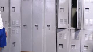 UNBELIEVABLE NEWBIE BOOT CAMP! 18yo rookie gets RAPED by QUEEN of the locker room!