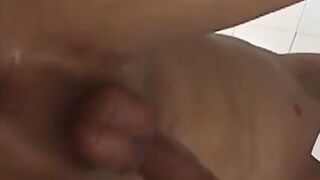 UNBELIEVABLE DEBUT! Chubby Latino Twink Sucks Dick Blindfolded and Barebacks Small Hole