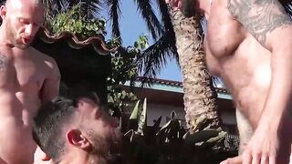 Roman PerezXX having intense foursome with dominant dudes