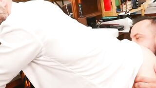 WRECKING BALL Barber Dan Tyser UNLEASHES FURY on Sir Peters Ass  MASSIVE Raw Cock ACTION Inside!