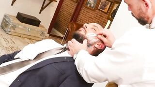 WRECKING BALL Barber Dan Tyser UNLEASHES FURY on Sir Peters Ass  MASSIVE Raw Cock ACTION Inside!