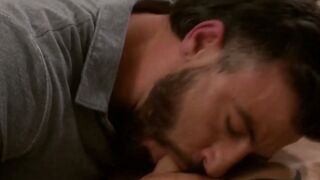 JAWDROPPING REUNION! Hairy Hunk Ian Holms Gets DOWN and DIRTY with Skinny Fave Hoss Kado in a KITCHEN SIZZLER!