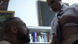 Assault on Knowledge Randy Junior Teaches Professor Xavi Garcia a Lesson in Supperation