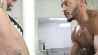 MINDBLOWINGCannotThinkOfAnything HOTTER! Dillon Diaz Gets Destroyed by a HUGE Black Cock in Raw, Unbridled 3Way Orgy!