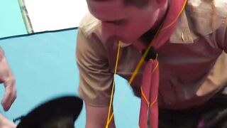 DUO OF YOUNG SCOUTS TEACH THEIR BEARDED COACH A LESSON IN STUDSS
