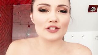 DEEP THROAT DONUT Adria Raes SpitFilled Blowjob Bonanza!
