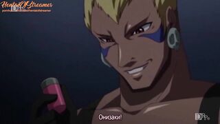 Hentai Uncensored | Group Sex with two Girls, 12 Dicks Fuck in