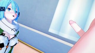 SAO: EROTIC SEX WITH SINON (3D Hentai)