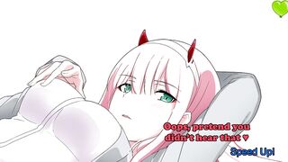 Zero two Sits on your Face (Zero two JOI) (Breathplay, Light Female