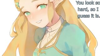 Researching with Princess Zelda -hentai JOI (COM.) (BOTW JOI, Wholesome, Vanilla, 2
