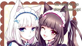 Chocola and Vanilla Serve you -hentai JOI (Patreon July) (Nekopara JOI, Wholesome,