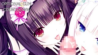 Chocola and Vanilla Serve you -hentai JOI (Patreon July) (Nekopara JOI, Wholesome,