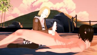 Attack on Titan - Sex with Annie Leonhart - 3D Hentai