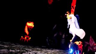 White Hair Elve was Nailed by Monster! | 3D Game Animation, HD,