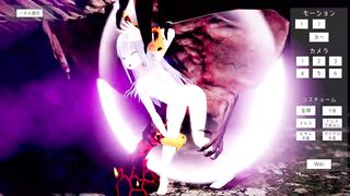 White Hair Elve was Nailed by Monster! | 3D Game Animation, HD,