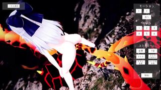 White Hair Elve was Nailed by Monster! | 3D Game Animation, HD,