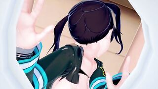 Tamaki Kotatsu FireForce 3D Hentai 2/6