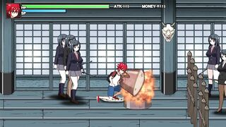LeaderOneShota Fight [hentai Game] Ep.2 Sex Wrestling against Step Sister in Swimsuit
