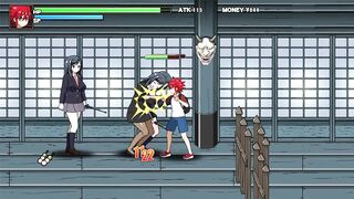 LeaderOneShota Fight [hentai Game] Ep.2 Sex Wrestling against Step Sister in Swimsuit