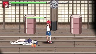 LeaderOneShota Fight [hentai Game] Ep.2 Sex Wrestling against Step Sister in Swimsuit