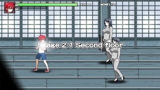 LeaderOneShota Fight [hentai Game] Ep.2 Sex Wrestling against Step Sister in Swimsuit
