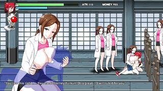 LeaderOneShota Fight [hentai Game] Ep.2 Sex Wrestling against Step Sister in Swimsuit