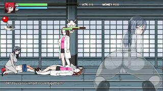 LeaderOneShota Fight [hentai Game] Ep.2 Sex Wrestling against Step Sister in Swimsuit