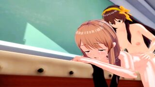 HARUHI SUZUMIYA FUTANARI MIKURU ASAHINA