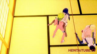 Boruto Naruto Anime - Boruto Fucks Sarada & Naruto Fucks Hinata in