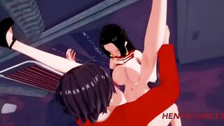 one Piece Hentai - Boa Hancock is Pounded by Luffy into an